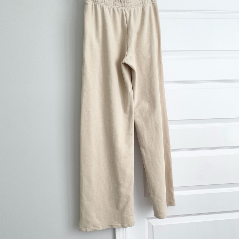 Aerie Offline Wide Leg Sweatpants Cream - Picture 5 of 6